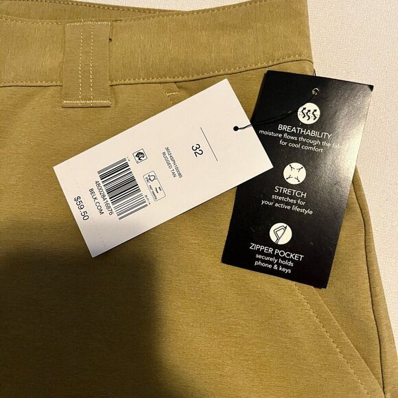NEW Men's Tan Shorts size 32 NWT - Picture 5 of 7